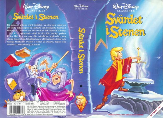 Huvudbild Svärdet i stenen -1963 (vhs) fd hyr