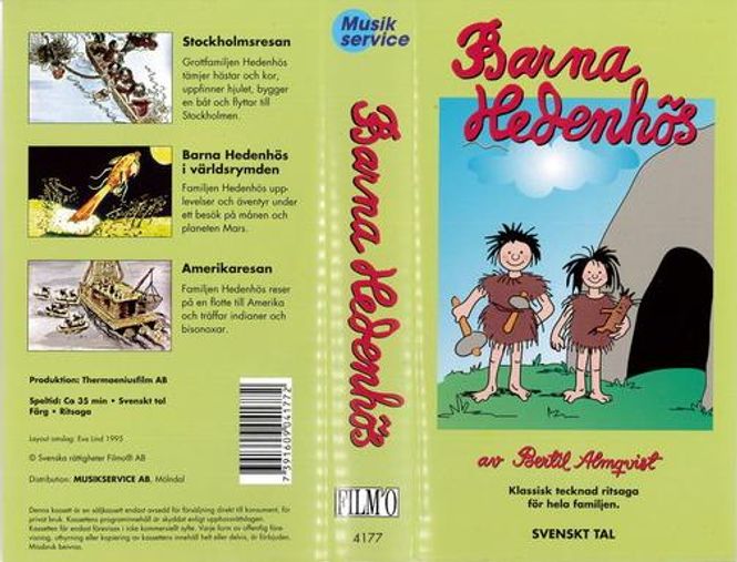 Huvudbild BARNA HEDENHÖS (VHS)