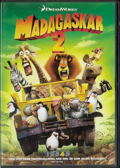 Huvudbild Madagaskar 2 (DVD) beg