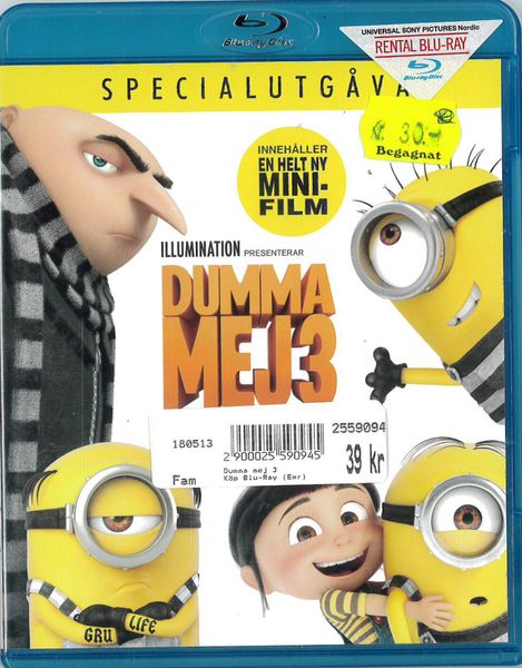 Dumma mej 3 (Blu-Ray) fd hyr