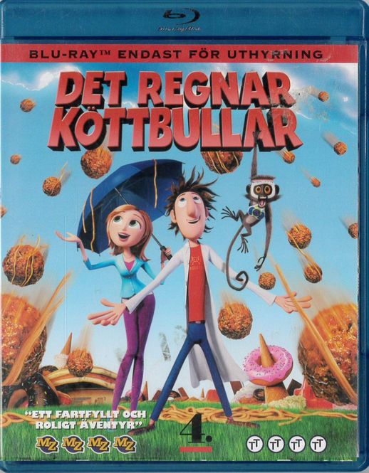 Huvudbild Det regnar köttbullar (Blu-ray) fd hyr