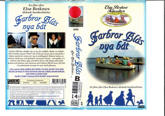 Huvudbild Farbror Blås nya båt (vhs)