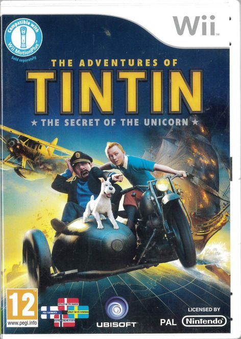 Huvudbild Tintin: The secret of the Unicorn (Wii) beg
