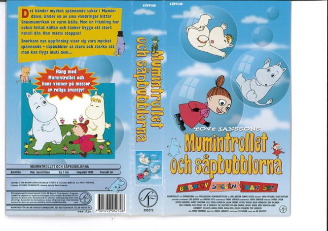 Huvudbild Mumintrollet och såpbubblorna (VHS)