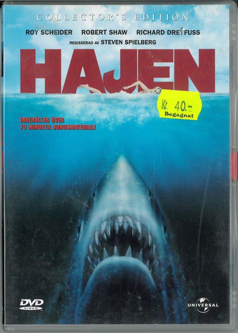 Huvudbild Hajen  - Collector's Edition(dvd) beg