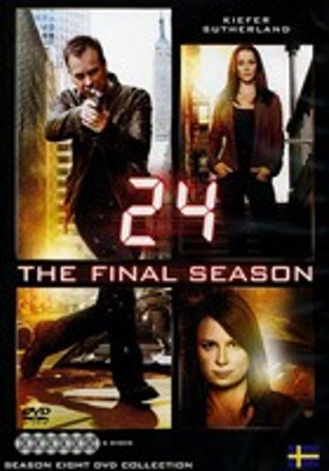Huvudbild 24 - Säsong 8 (dvd) beg - norsk