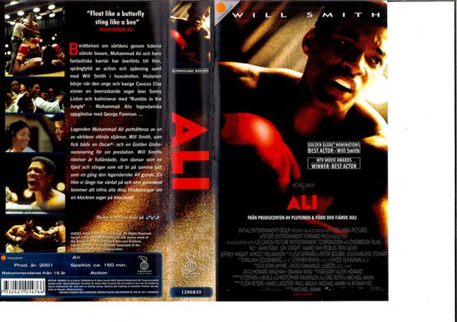 Huvudbild Ali (vhs)