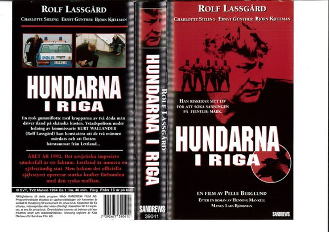 Huvudbild Hundarna i Riga (VHS)