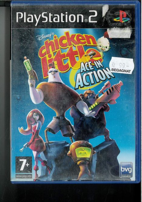 Huvudbild Lilla kycklingen - ace in action  (ps2) beg