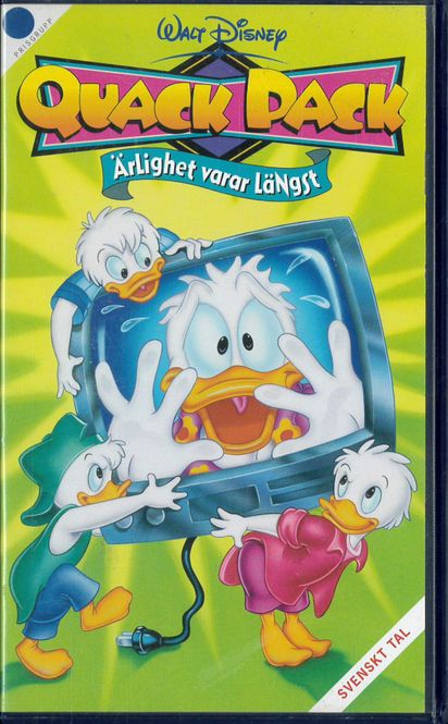Huvudbild Quack Pack  - Ärlighet varar längst (VHS)