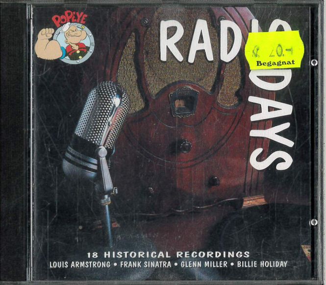 Huvudbild Radio Days - 18 Historical Recordings (CD) beg