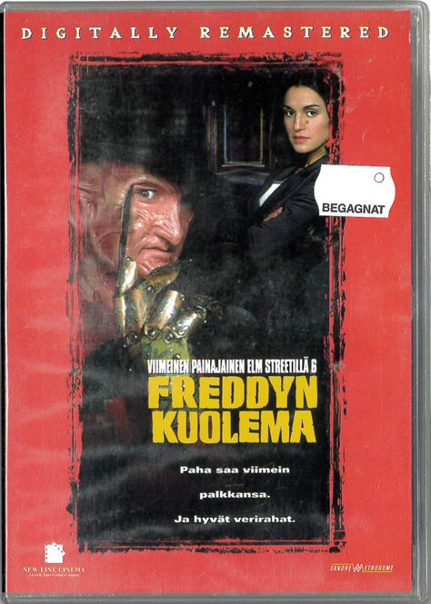 Huvudbild Terror på Elm Street 6 - Freddys död (dvd) fd hyr
