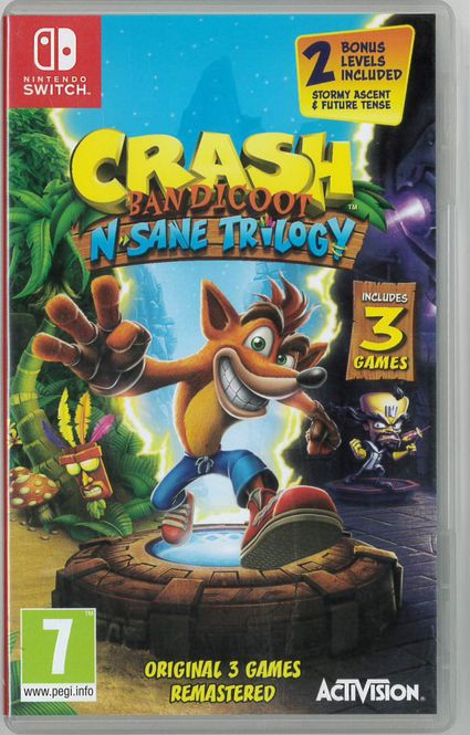 Huvudbild Crash Bandicot - N Sane trilogy (switch)