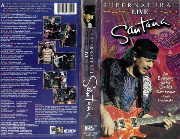 SARTANA - SUPERNATURAL LIVE (VHS)