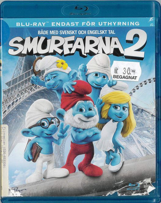 Huvudbild Smurfarna 2 (Blu-ray) fd hyr