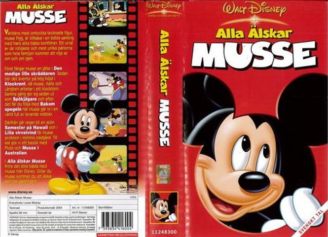 Huvudbild ALLA ÄLSKAR MUSSE (VHS)