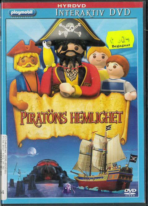 Huvudbild Piratöns hemlighet  (DVD) fd hyr