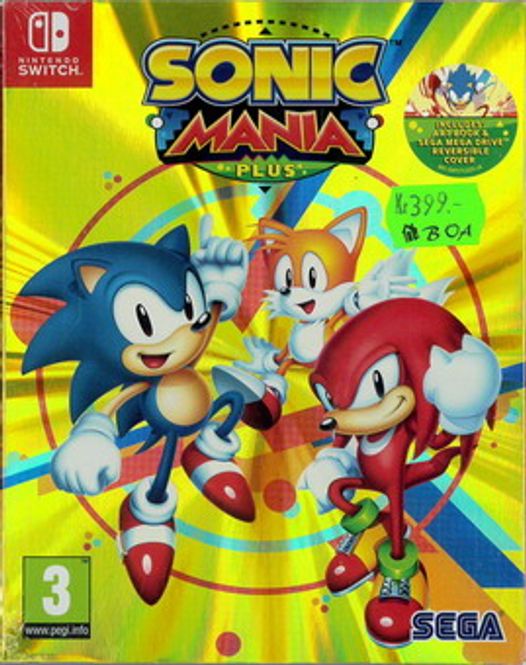 Huvudbild Sonic Mania Plus (switch)