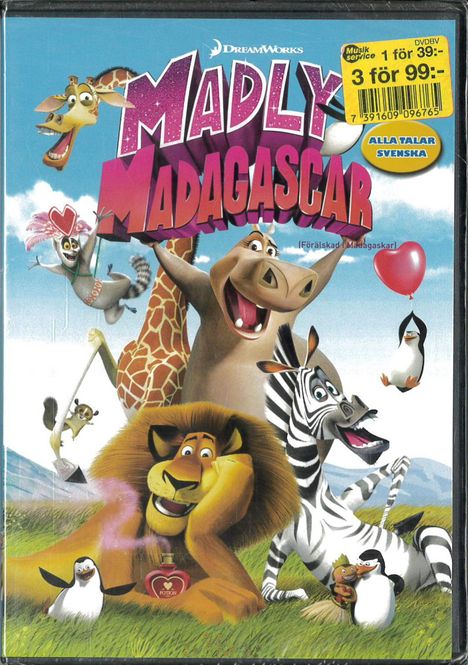 Huvudbild Madly Madagascar (DVD) 