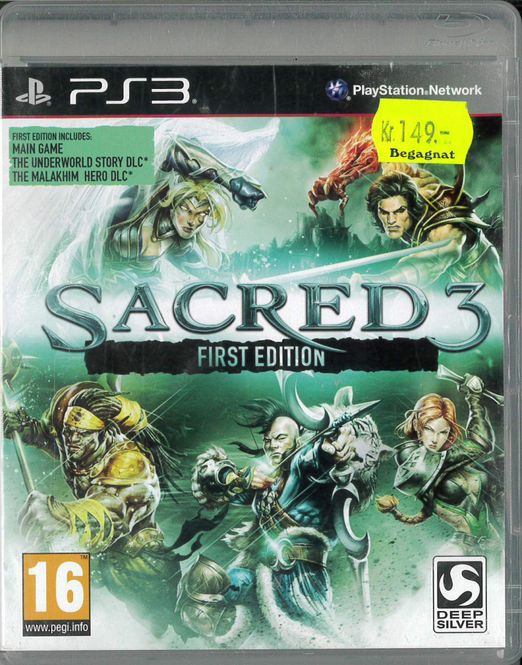 Huvudbild Sacred 3 - First Edition (ps3) beg