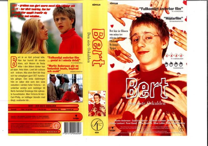 Huvudbild Bert - Den siste oskulden (VHS)