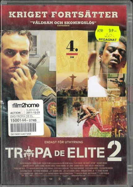 Tropa de Elite 2 (dvd) fd hyr