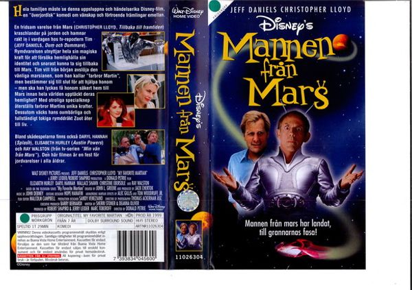 Mannen från Mars (1999) vhs