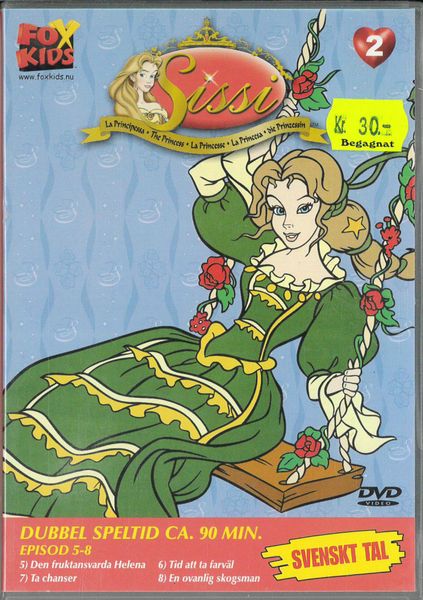 Prinsessan Sissi Vol 2 - Episod 5 - 8  (DVD) beg