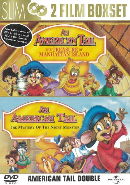 Fievel - Skatten på Manhattan / Fievel - Mysteriet med nattmonstret (dvd) beg