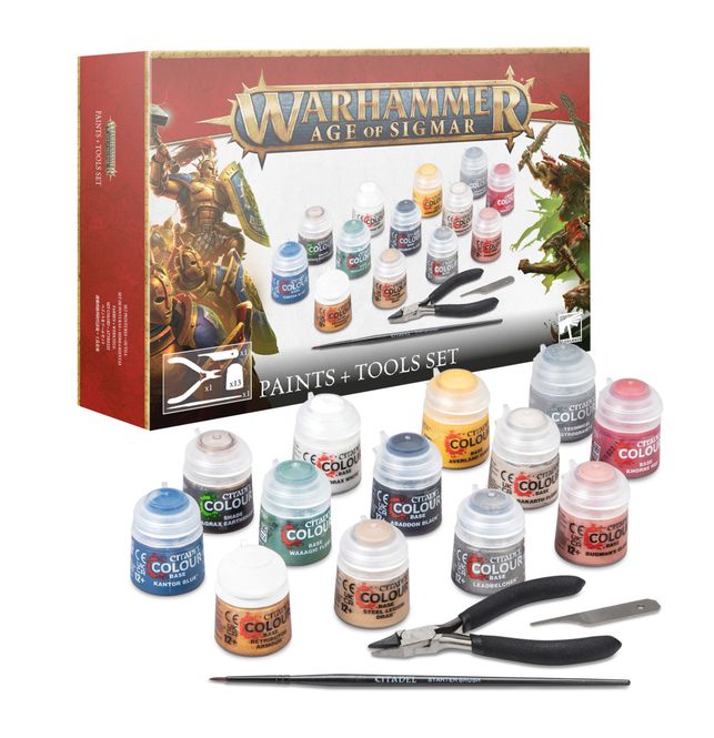 Huvudbild Warhammer Age of Sigmar - Paints + Tools