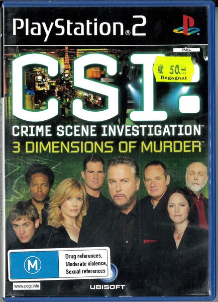 CSI: 3 Dimensions of Murder  (ps2) beg