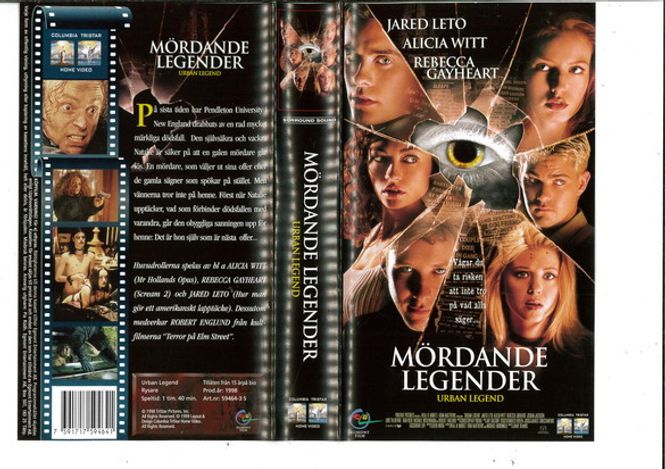 Huvudbild Mördande legender (VHS)