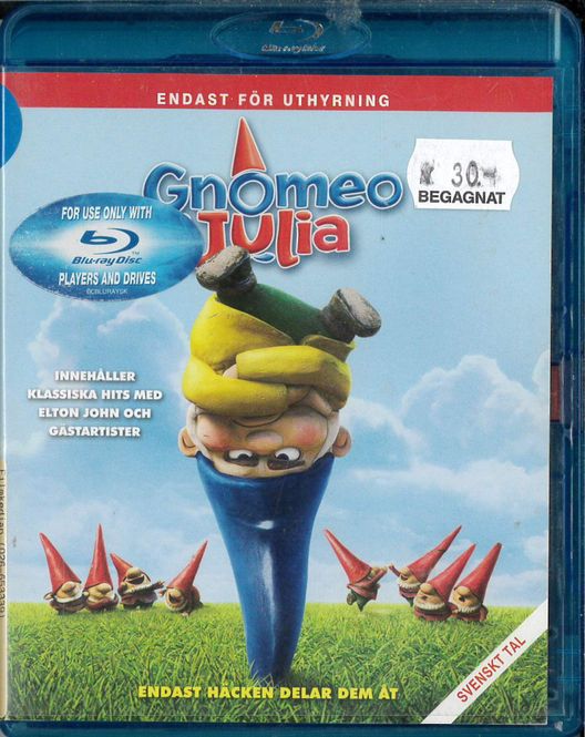 Huvudbild Gnomeo & Julia (Blu-ray) FD HYR