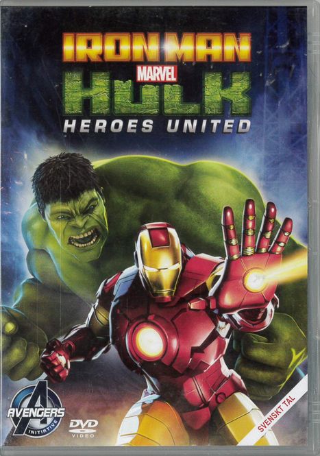 Huvudbild Marvel:  Iron Man - Hulk United (tecknad) beg dvd