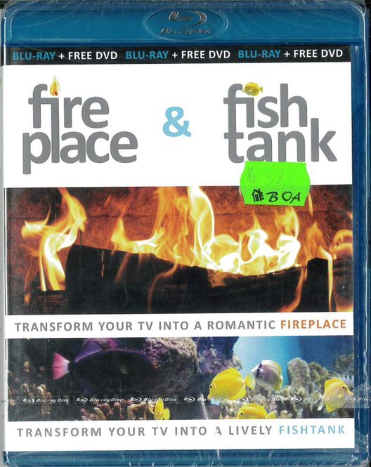 Huvudbild Fireplace & Fishtank (Blu-ray)