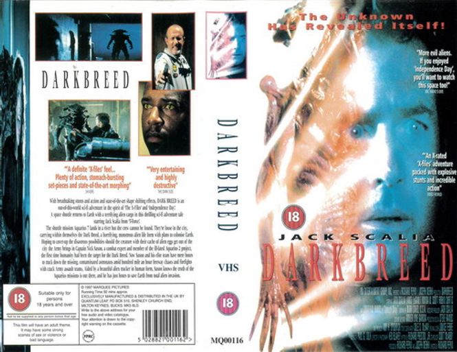 Huvudbild DARKBREED (VHS) UK
