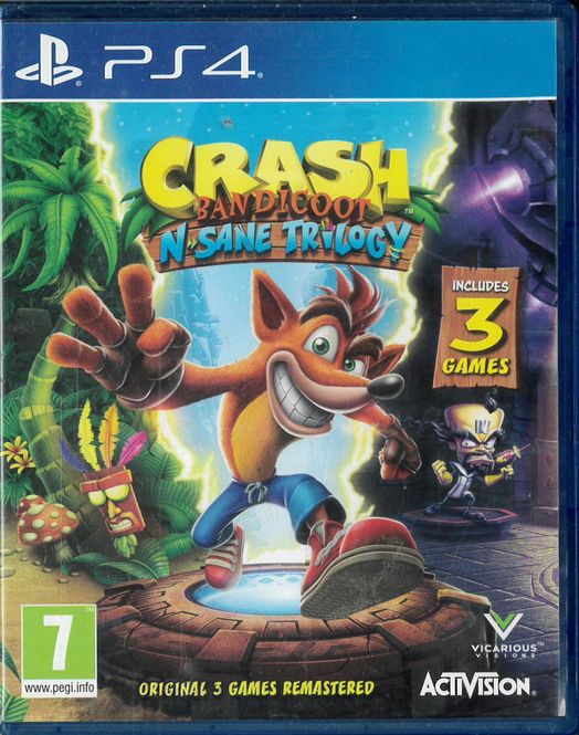 Huvudbild Crash Bandicoot: N'Sane Trilogy (ps4) beg