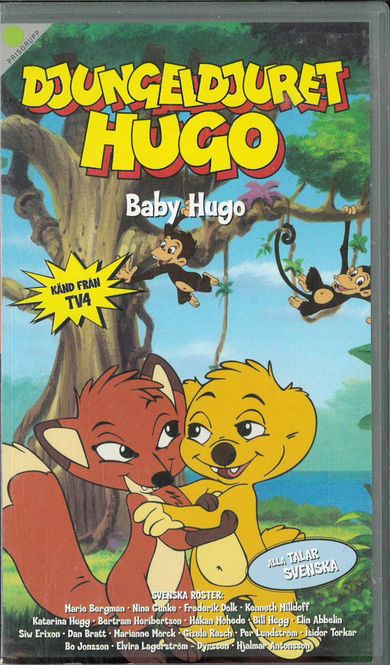 Huvudbild Djungeldjuret Hugo Vol 4 - Baby Hugo  (vhs)