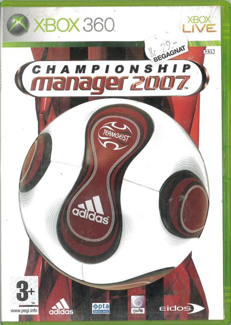 Huvudbild Championship Manager 2007  (X360) beg