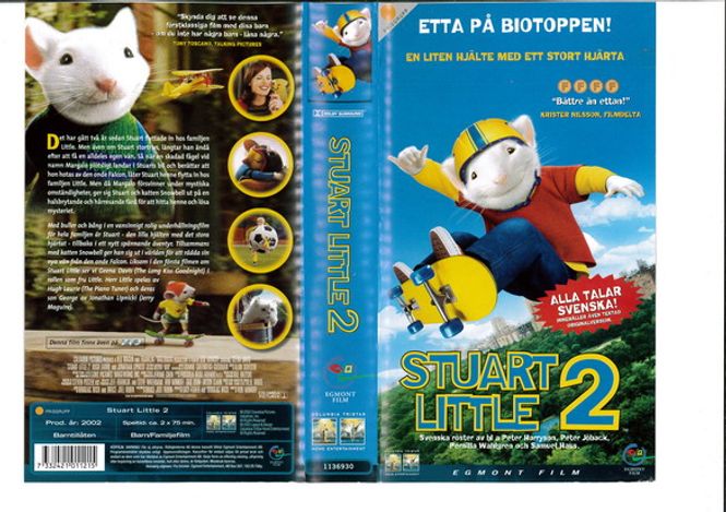 Huvudbild Stuart Little 2 (vhs)
