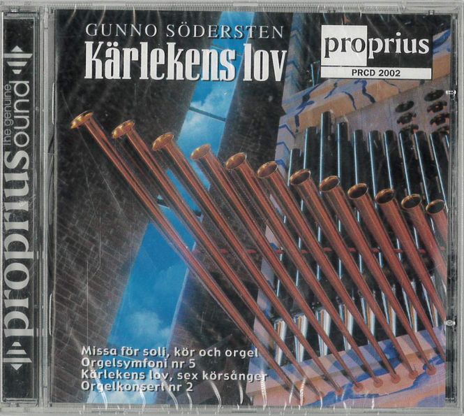 Huvudbild Gunno Södergren - Kärlekens lov (CD)