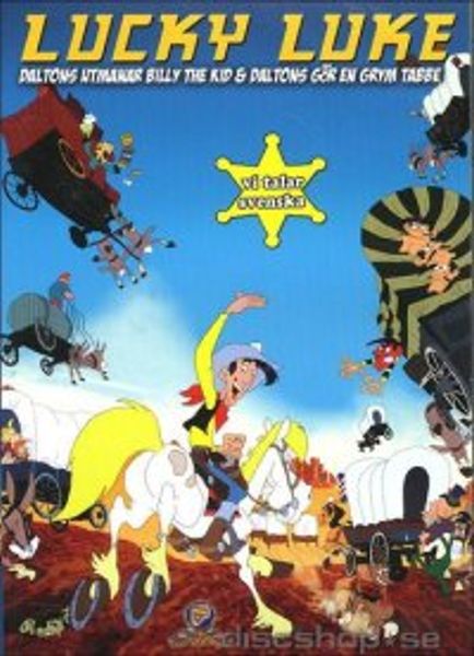 Lucky Luke - Daltons utmanar Billy the Kid & Daltons gör en grym tabbe  (DVD)