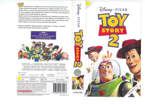 Toy Story 2 - Pixar klassiker 3 (vhs)