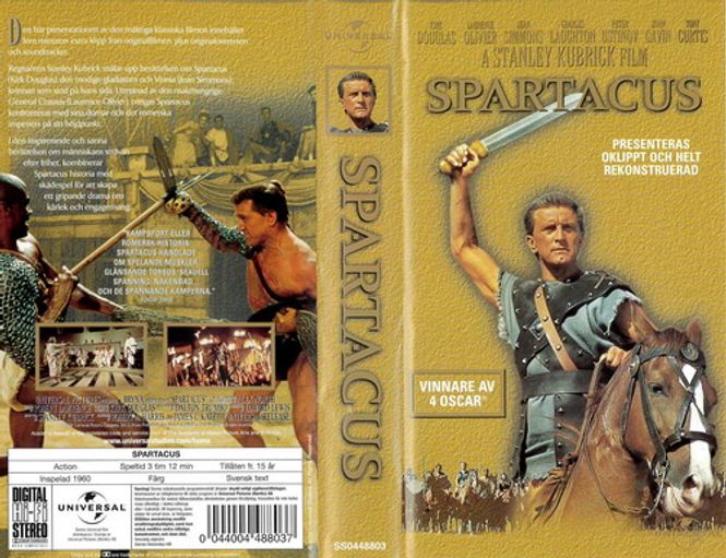 Huvudbild Spartacus (1960) VHS