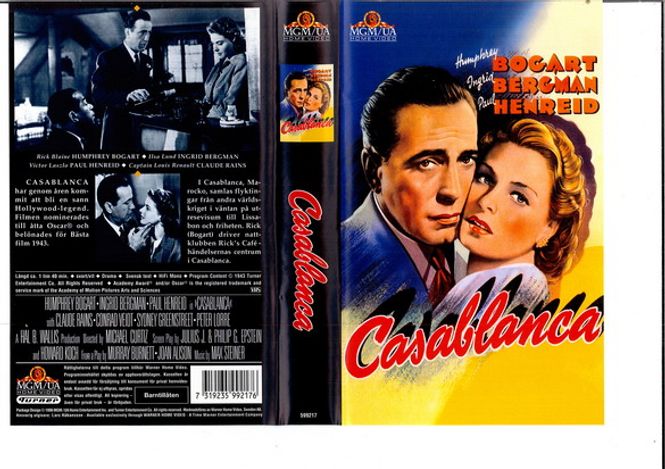 Huvudbild Casablanca (vhs)