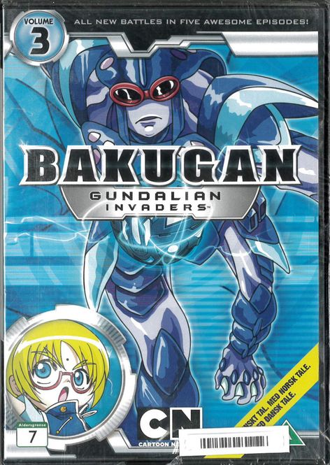 Huvudbild Bakugan Gundalien Invaders - Säsong 1 Volym 3 ...