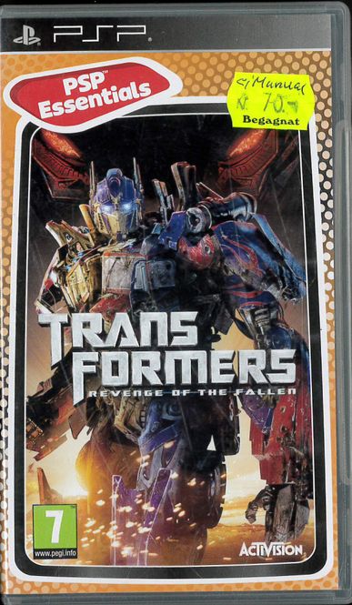 Huvudbild Transformers: Revenge of the Fallen (PSP) beg