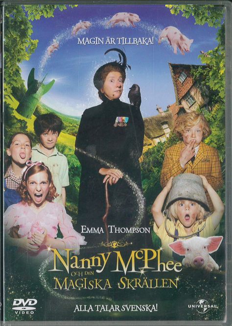 Huvudbild Nanny Mcphee och den magiska skrällen  -beg dvd