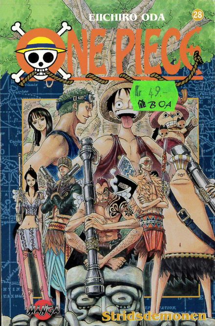 Huvudbild One piece 28 : Stridsdemonen (pocket)