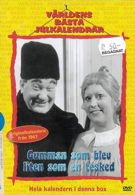Huvudbild Julkalendern 1967 Gumman som blev liten som en ...
